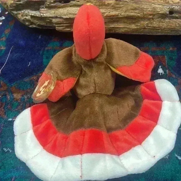 TY beanie baby, Gobles, turkey, PVC pellets rare 1997 retired. - Picture 4 of 10